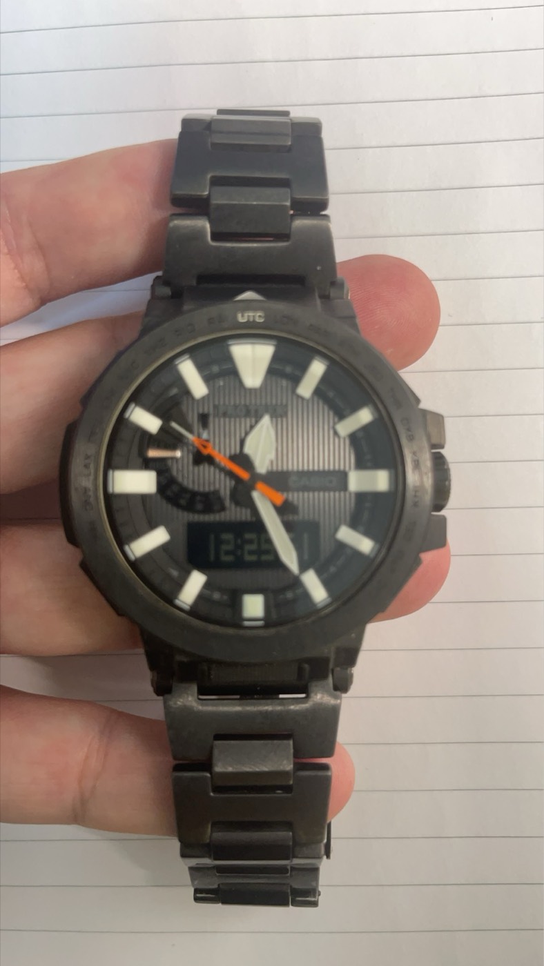 CASIO PRO TREK MANASLU PRX-8000YT ไทเทเนียม รุ่นหายาก