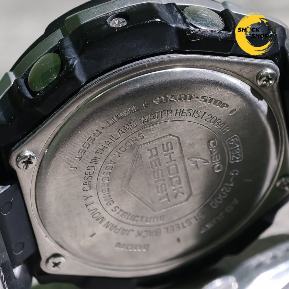 CASIO G-SHOCK นาฬิกาผู้ชาย มือสอง ของแท้ รุ่น G-1200D-1A จีช็อค รูปที่ 4
