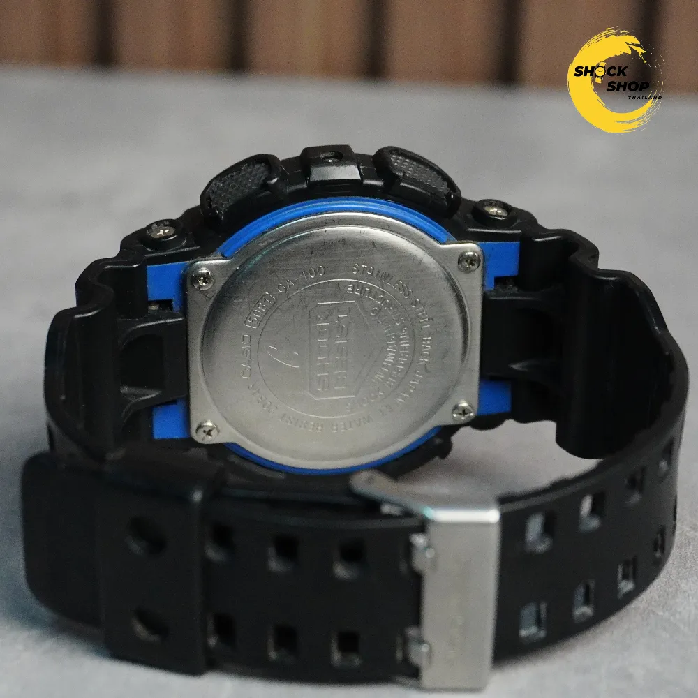 CASIO G-SHOCK นาฬิกาผู้ชาย มือสอง ของแท้ รุ่น GA-100-1A2 ซีรีส์ GA-100 จีช็อค รูปที่ 5