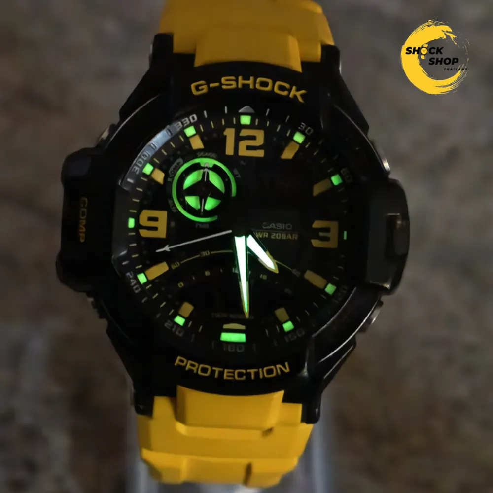 CASIO G-SHOCK นาฬิกาผู้ชาย มือสอง ของแท้ รุ่น GA-1000-9B นักบิน GRAVITYMASTER จีช็อค รูปที่ 5